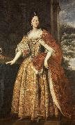 Portrait of Anne Marie d'Orleans (1669-1728) while Duchess of Savoy wearing the robes of Savoy and the coronet unknow artist